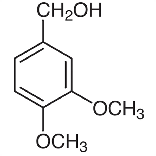 Veratryl Alcohol CAS 93-03-8 3,4-Dimethoxybenzyl Alcohol Purity >99.0% (GC)